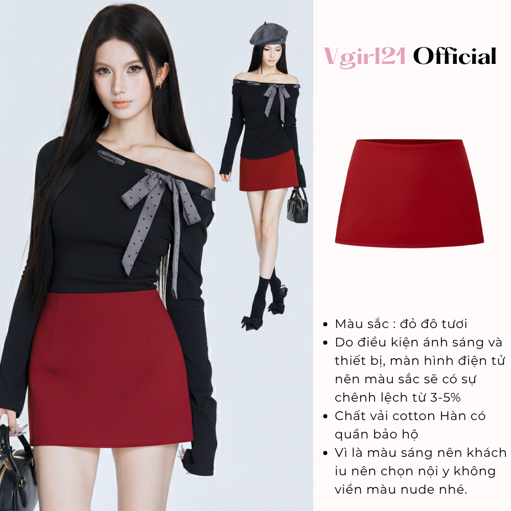 [DEAL MỞ BÁN] - Dottie Skirt - Chân Váy Chấm Bi / Trơn Chữ A Nữ - Kèm Quần Bảo Hộ - Dễ Phối Đồ - Phù Hợp Mùa Hè Mùa Thu | BigBuy360 - bigbuy360.vn