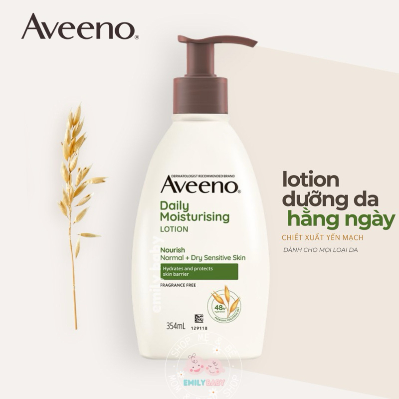 Kem dưỡng thể Aveeno Daily Moiturizing Lotion