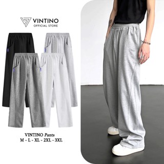 Quần Nỉ Nam Ống Suông Rộng Thể Thao Vải Cotton 2 Da Co Giãn Nam Nữ Track Pants Unisex VINTINO Q2DA