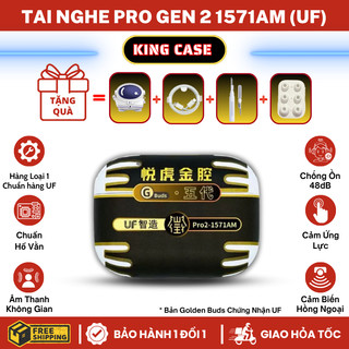   PRO 2 UF  Tai Nghe Hổ Vằn Pro 2 1571AM Chống Ồn 48dB - Pin Trâu - Bass Mạnh - Mic Rõ l King Case 