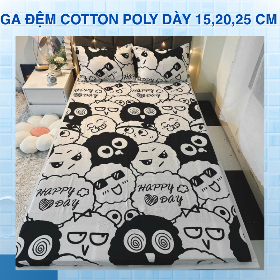 Ga đệm dày 15,20, 25 cm puly cottong , ga chun , ga trải giường