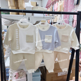 [HONEE]-Bộ nỉ dài tay mềm mịn cho bé (6-9M đến 3-4Y)
