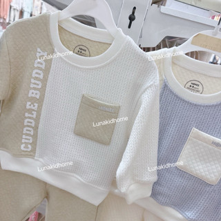 [HONEE]-Bộ nỉ dài tay mềm mịn cho bé (6-9M đến 3-4Y)