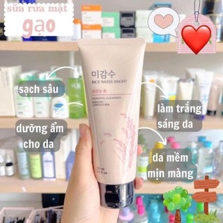 Sữa rửa mặt gạo hồng Hàn Quốc.