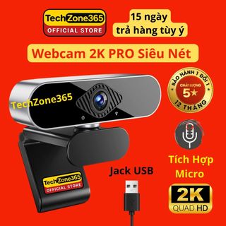  Webcam Cao Cấp 4K 2K Có Mic Cho PC Laptop - Camera Cực Nét Hoc Online Livestream Chuyên Nghiệp 