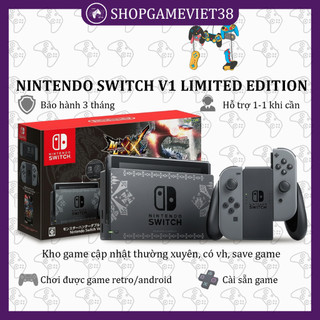 Nintendo Switch V1 Monster Hunter XX kèm phụ kiện - cài sẵn game bộ nhớ tùy chọn