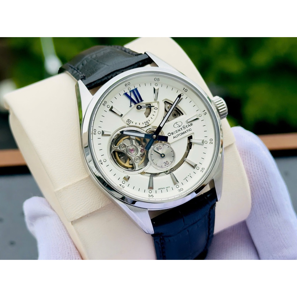 ĐỒNG HỒ NAM CHÍNH HÃNG ORIENT STAR RE-AV0007S00B Automatic White Size 41mm