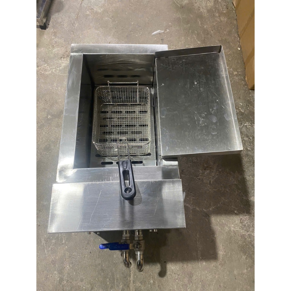 Bếp chiên tách dầu 10 lít inox 304 Chiên gà ,cá,nem,đậu phụ ,chiên khoai đồ ăn vặt