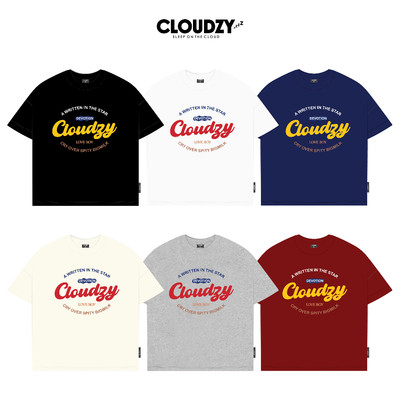 Áo thun boxy tee local brand Cloudzy unisex phông tay lỡ nữ cotton phối màu form rộng boxy DEVOTION