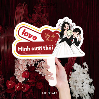 Hashtag Cưới Hỏi Ngọt Ngào, Sẵn Tay Cầm – Cho Ảnh Cưới, Tiệc Cưới Ngoài Trời, Lưu Giữ Khoảnh Khắc - BeHome Decor