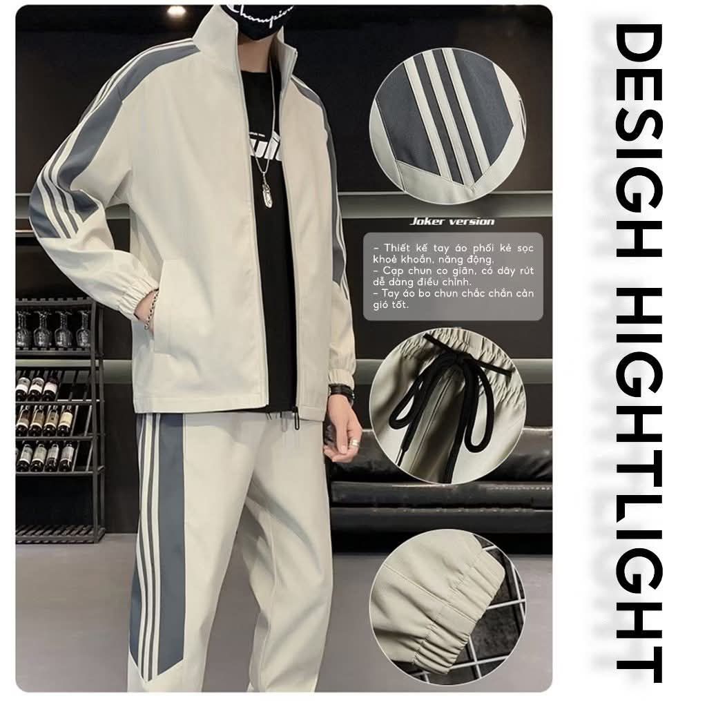 Bộ khoác gió thời trang nam nữ 2 lớp chống nước ,cản gió mẫu mới nhất 2025