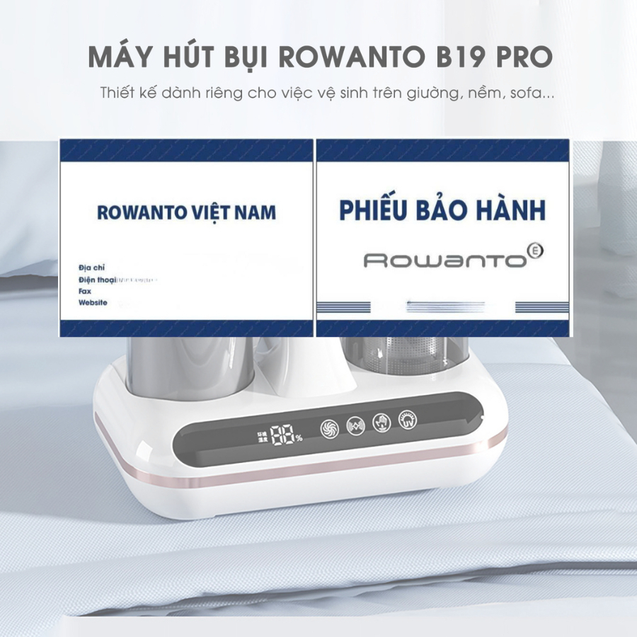Phiếu bảo hành chính hãng Rowanto