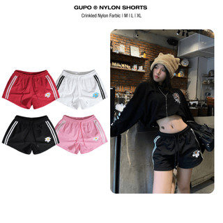  Quần Short Dù Nữ GUPO Lưng Thun Dây Rút Đứng Form Thoải Mái Thời Trang Local Brand - QSD02 