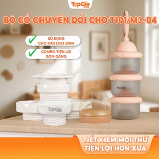  Bộ chuyển đổi Topgiakids - Dành cho cổ nối với máy M3-04  T101 phù hợp với bình sữa cho bé Hegen Moyum 