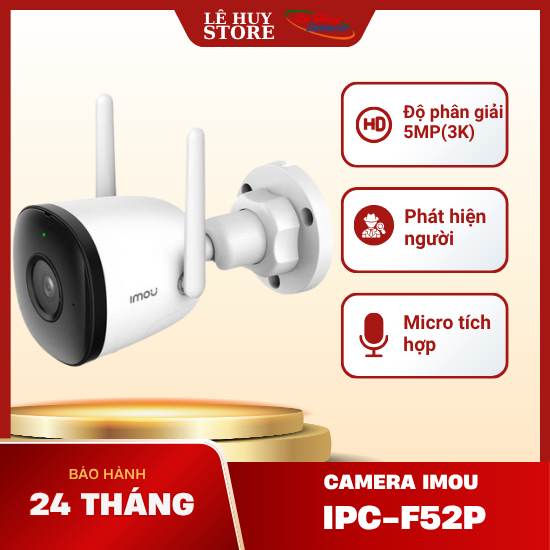 Camera IMOU Bullet 2C 5MP IPC-F52P - Hàng Chính Hãng
