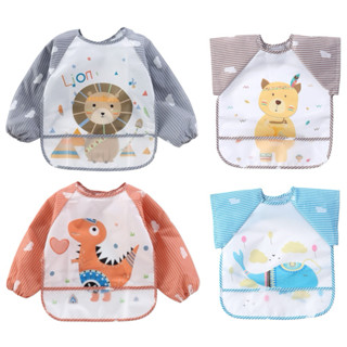  Áo yếm ăn dặm BLW cao cấp chống thấm nước có máng hứng thức ăn cho bé từ 6 tháng - 3 tuổi 