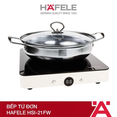 [Tặng kèm nồi lẩu] Bếp từ đơn Hafele HSI-21FW