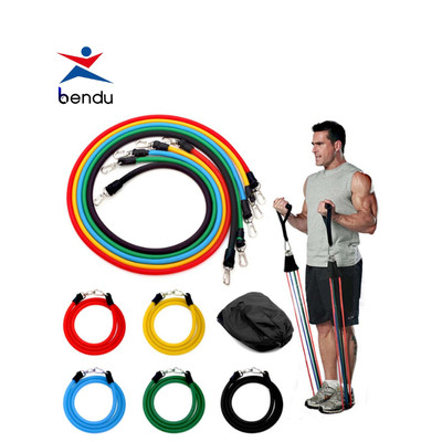 Dây ngũ sắc đàn hồi tập thể thao BENDU, dây đàn hồi NS01 hỗ trợ tập luyện tốt