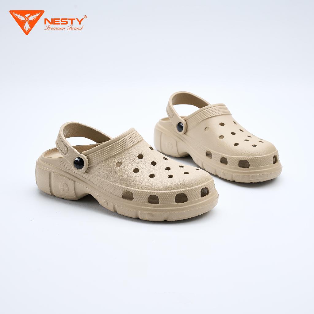 [NE01] [Tặng Charm] Dép Sục Nam Nữ NESTY Kiểu Dáng Basic Đế Mềm Cao 4cm | BigBuy360 - bigbuy360.vn