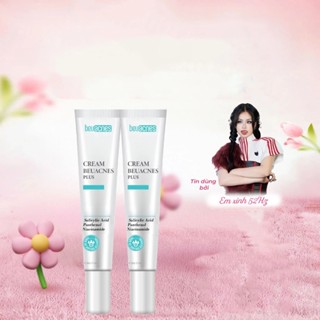  Kem giảm mụn nhanh 24h BEUACNES PLUS mụn trứng cá chiết xuất rau má hỗ trợ mờ thâm mụn 15g 