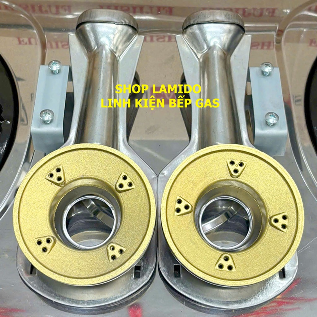 COMBO 2 Điếu inox + Đầu Đốt chia lửa bếp gas Sen NHÔM N78-S1 - bếp gas khung inox FUJISHI - [ HỎA TỐC ] [LINH KIỆN]