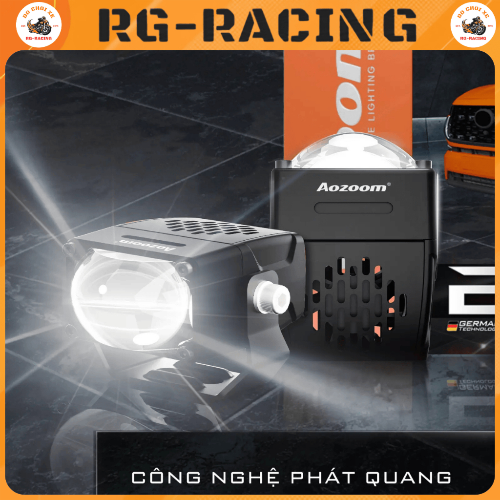 Đèn Trợ Sáng Bi Cầu LED Aozoom Ex1 Extra 1 36W Ánh Sáng 4500K Chống Nước IP67