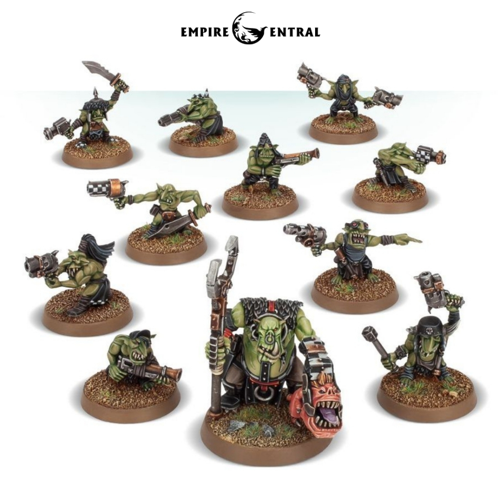 MÔ HÌNH ORKS: RUNTHERD AND GRETCHIN 50-16 WARHAMMER 40K - GAMES WORKSHOP - EMPIRE CENTRAL