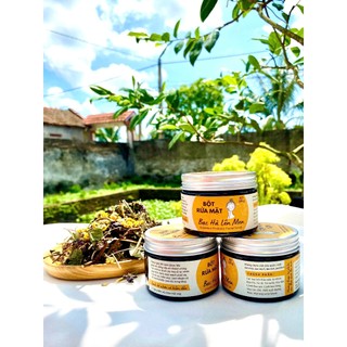 Bột rửa mặt Bạc hà Thảo mộc GOTAFARM - hũ 135g sạch dầu, giảm mụn ẩn, tẩy da chết