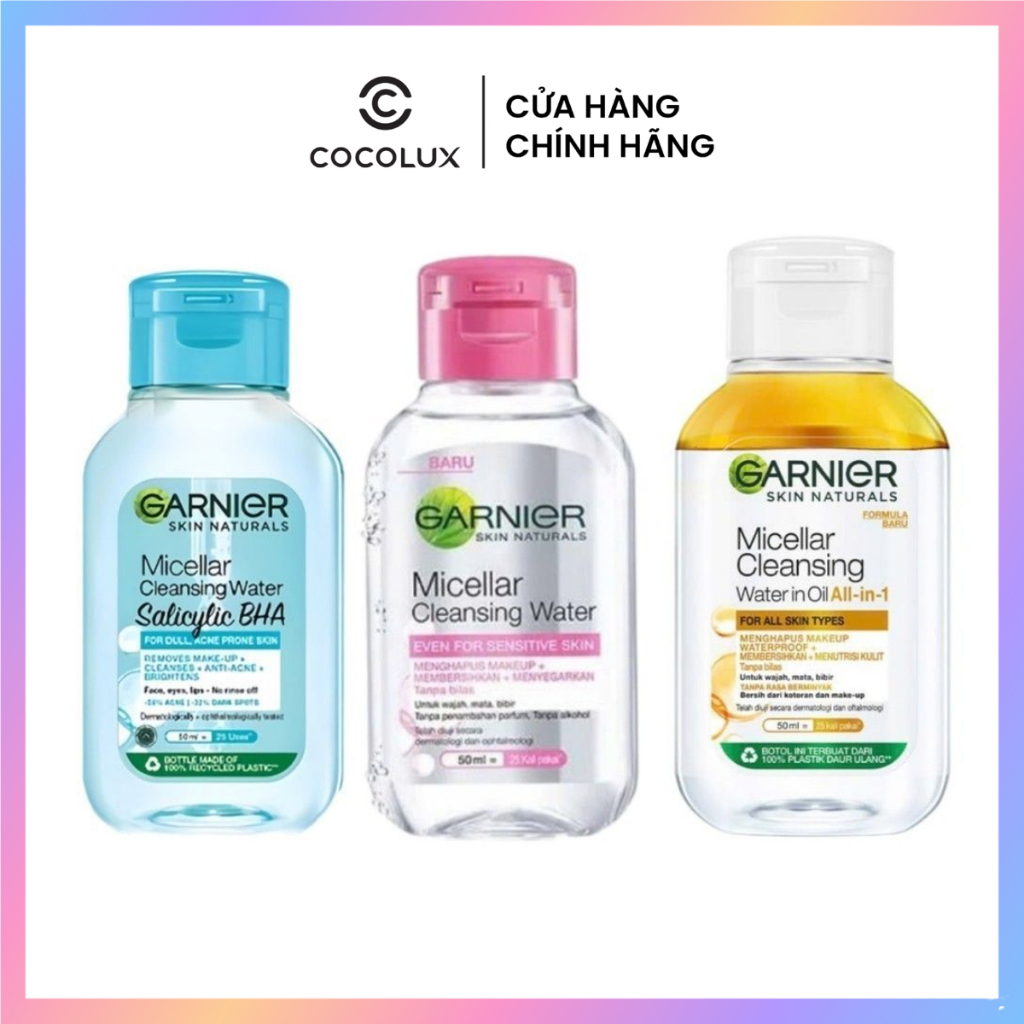 Nước Tẩy Trang Garnier 50ml