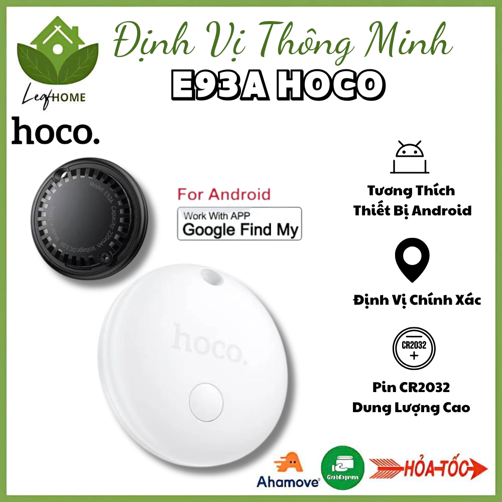Định Vị Thông Minh HOCO E93A - Thiết Bị Chống Mất - Hỗ trợ Google Find My Network (ANDROID)