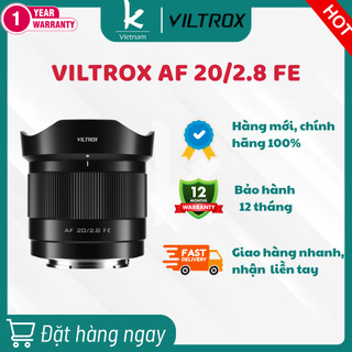  Ống Kính VILTROX AF 20 2.8 FE Full Frame Cho Máy Ảnh Sony E-mount - Hàng Chính Hãng   Bảo Hành 12 Tháng 