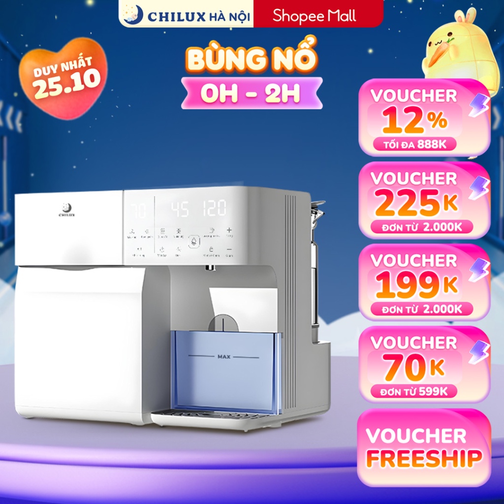 Máy tiệt trùng UV đa năng Chilux U3 - Tích hợp chung chức năng tiệt trùng, sấy khô và bảo quản 24h