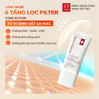 Combo dưỡng da Sắc Ngọc Khang 5 món [Kem đêm 10g+ Sữa rửa mặt 100g+ Nước hoa hồng 145+ Tẩy trang + Kem chống nắng 50g]
