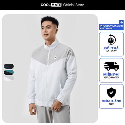 [MUA 2 GIẢM 5%]Áo khoác WindBreaker Nylon Taslan cản gió, trượt nước Coolmate