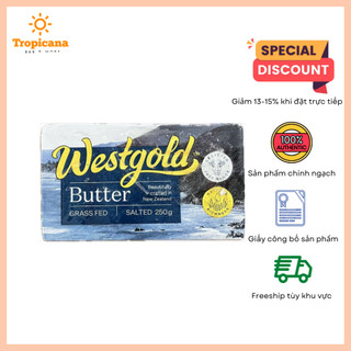 Bơ mặn Westgold - Gói 250gr