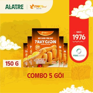 Combo 5 gói bột chiên tẩm khô Takygion 42g/gói