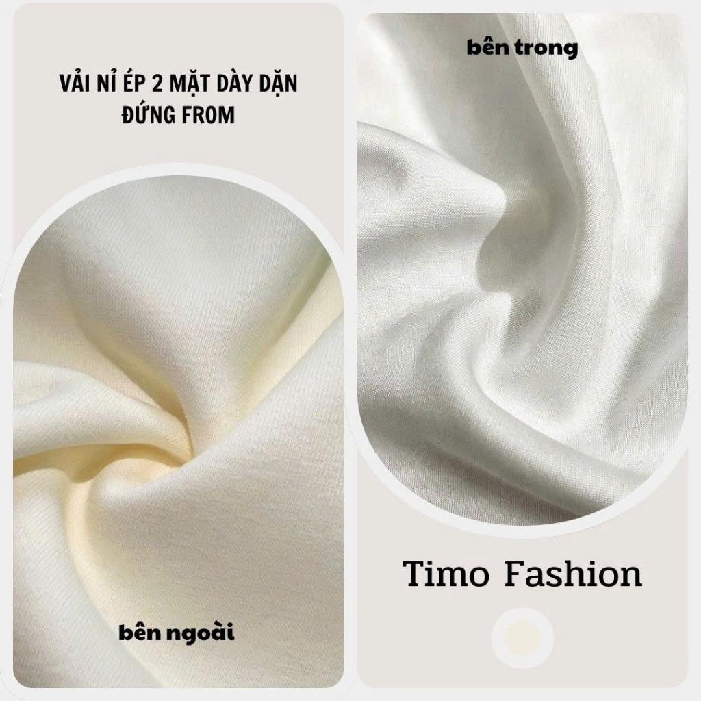 Áo nỉ cổ sen khóa kéo nữ form rộng chất nỉ dày mềm phong cách Hàn Quốc | BigBuy360 - bigbuy360.vn