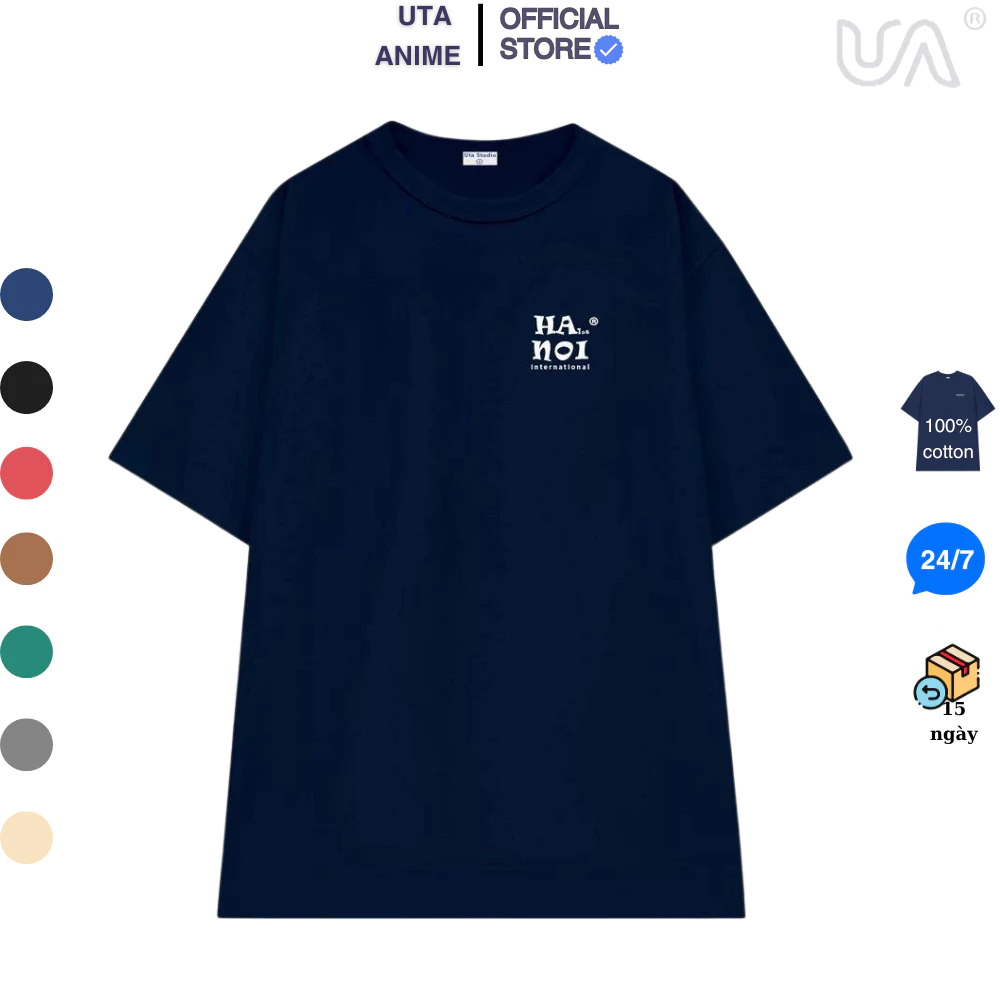 áo thun local brand UTA hà nội xưa basic regularfit áo thun thời trang nam nữ oversize
