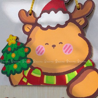 Bảng Gỗ Trang Trí Noel Giáng Sinh