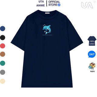 áo thun local brand UTA anime cá heo áo thun thời trang nam nữ oversize