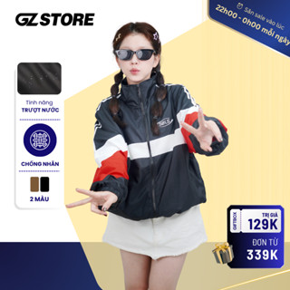  Áo khoác dù Sporty Jacket Symbolic  áo khoác gió nam nữ chữ thêu có túi trong cao cấp -GZ STORE 