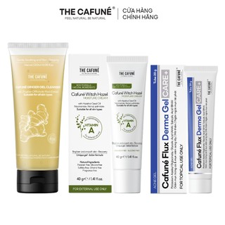  Combo Gel Chấm Mụn Cafuné Flux Sữa Rửa Mặt Kem Dưỡng Ẩm The Cafuné Dành Cho Da Mụn 120gram Skincare Chăm Sóc Da 
