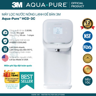  Máy Lọc Nước Nóng Lạnh Để Bàn 3M Aqua-Pure HCD-3C Hybrid Cooling Mới Nhất - Hàng Chính Hãng 3M 