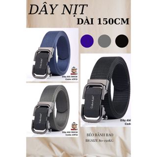  🔅Dây nịt nam bigsize 80–150kg | Thắt lưng bản to dài 150cm – chất bố cao cấp siêu bền dễ phối đồ 