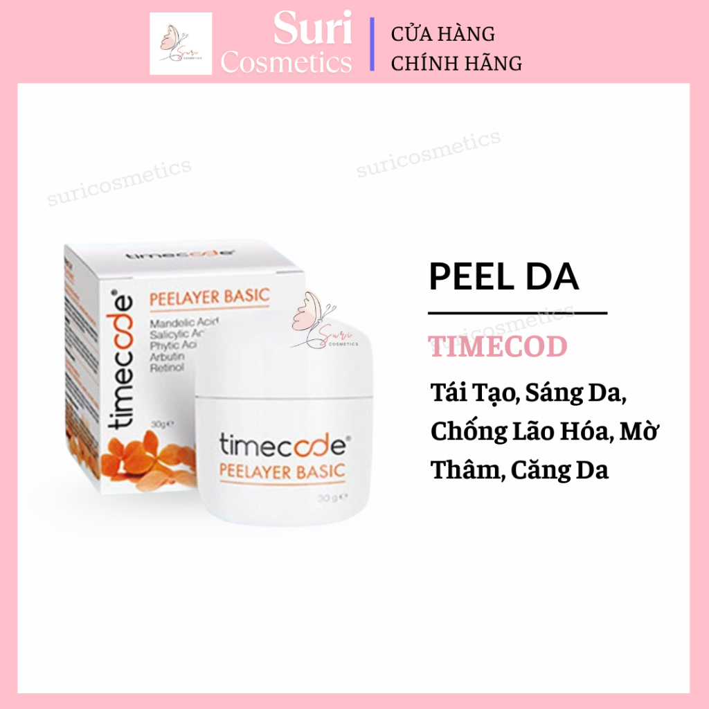 Kem Peel TIMECODE Tây Ban Nha 30g – Tái Tạo, Làm Sáng Da, Chống Lão Hóa Hiệu Quả