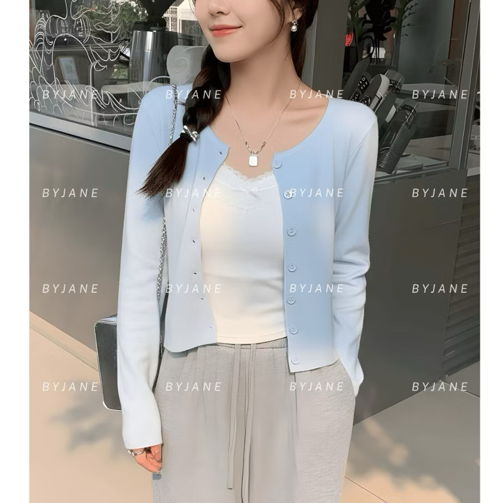 (MỞ BÁN) Áo Khoác  Cardigan Nữ Dáng Dài Có Cúc Basic Thanh Lịch KENCO M5091 | BigBuy360 - bigbuy360.vn