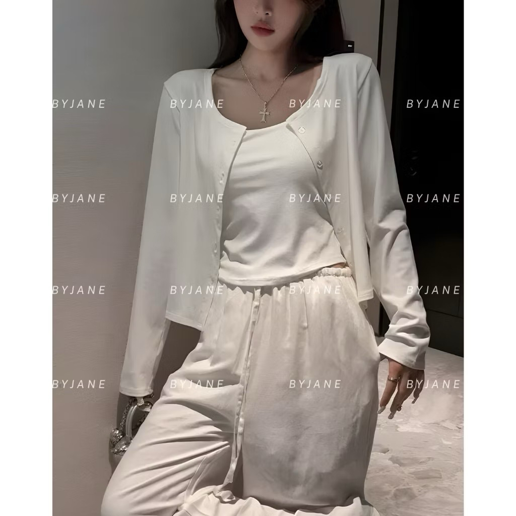 (MỞ BÁN) Áo Khoác  Cardigan Nữ Dáng Dài Có Cúc Basic Thanh Lịch KENCO M5091 | BigBuy360 - bigbuy360.vn