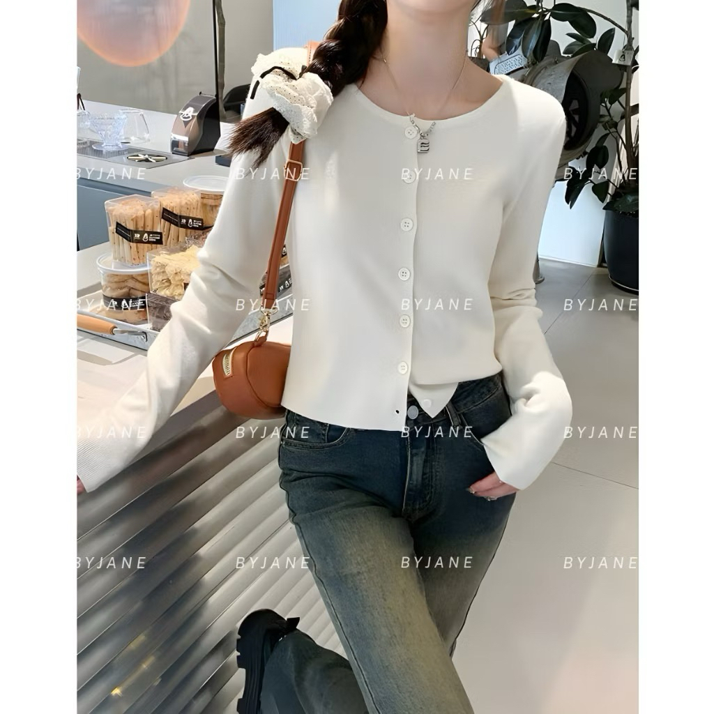 (MỞ BÁN) Áo Khoác  Cardigan Nữ Dáng Dài Có Cúc Basic Thanh Lịch KENCO M5091 | BigBuy360 - bigbuy360.vn