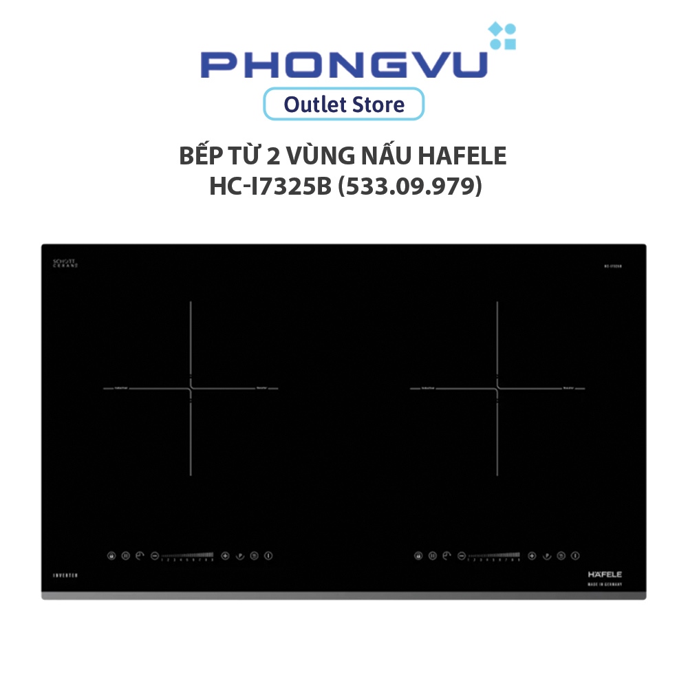 Bếp từ 2 vùng nấu Hafele HC-I7325B (533.09.979) - Bảo hành 24 tháng