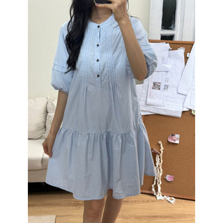 RN73_Rập giấy may đầm bầu xếp li nữ